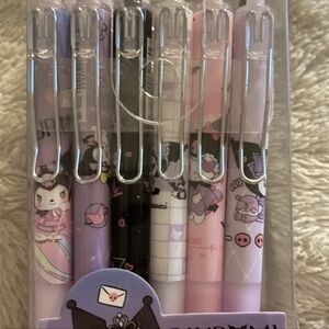 Hello kitty kuromi pack of 12 gel pens
